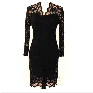 ASOS Black Lace Stretchy Dress - NWOT